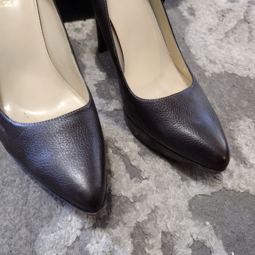 Lauren Ralph Lauren Brown Pebble Grain Dava - Picture 2 of 6